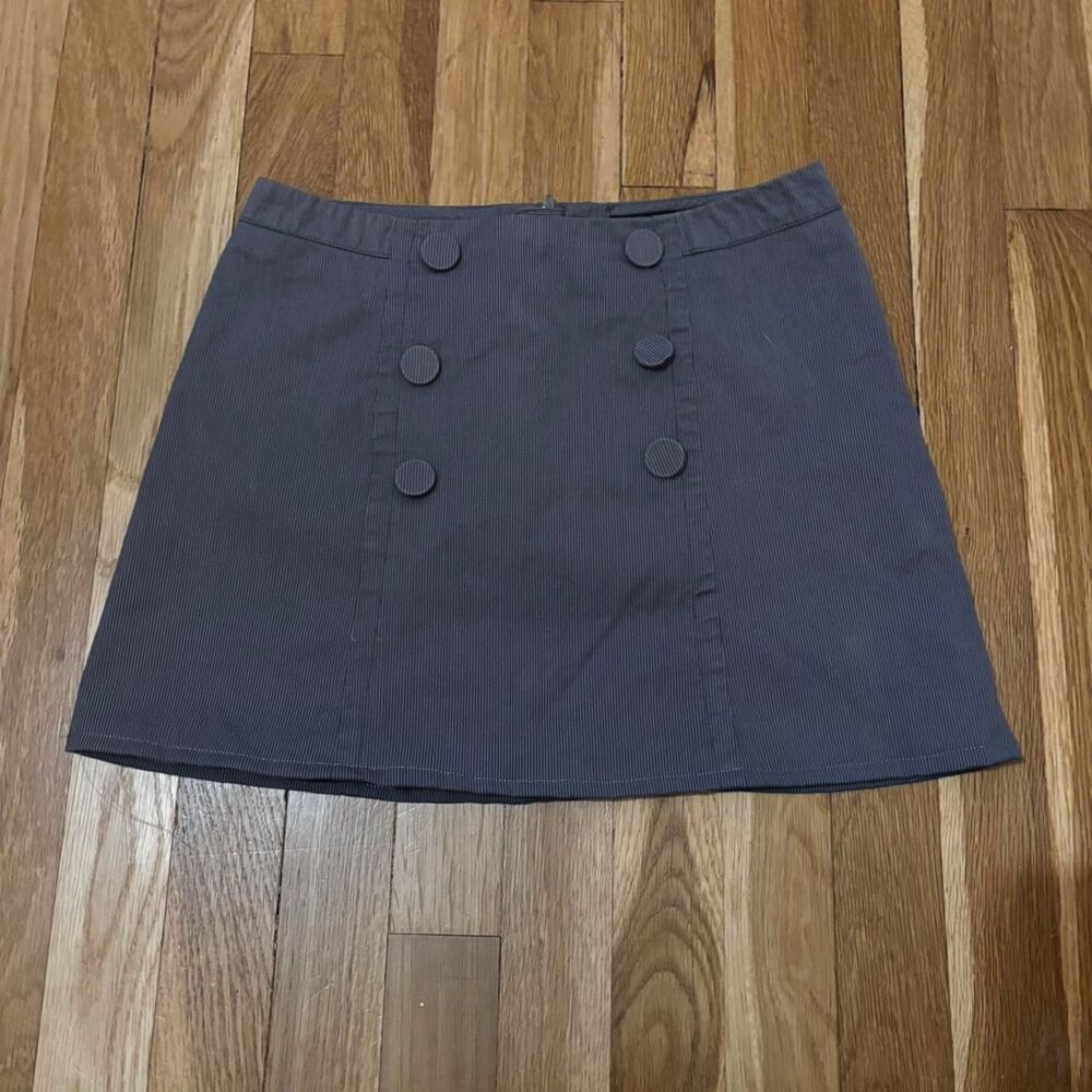 H-m Women's Grey and Navy Skirt